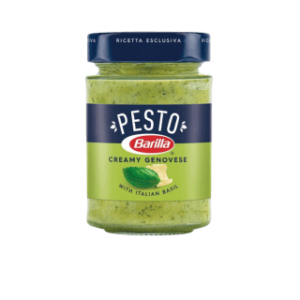 Pesto sauce Barilla with parmesan and basil